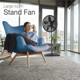 Wholesale-Lasko 1827 Pedestal Fan 18" Adjustable Cyclone Black-Fans-Electro Vision Inc