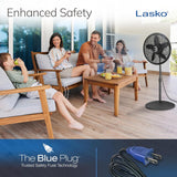 Wholesale-Lasko 1827C Fan 18" - Black-Fans-Electro Vision Inc