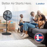 Wholesale-Lasko 1827C Fan 18" - Black-Fans-Electro Vision Inc
