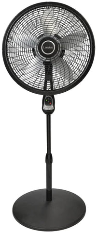 Wholesale-Lasko 1844 Pedestal Fan with Timer and Remote - 3-Speed - 18"-Electro Vision Inc