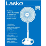 Wholesale-Lasko 2520 Pedestal Fan 16" White-Fans-Electro Vision Inc