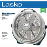 Wholesale-Lasko 3300 Wind Machine 3-Speed Fan 20" (Gray)-Fans-Electro Vision Inc