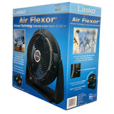 Wholesale-Lasko 3635 Air Flexor 10 inch High Velocity Fan Black-Fans-Electro Vision Inc