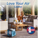 Wholesale-Lasko 7054 Misto Outdoor Misting Fan - Blue-Cooler-Electro Vision Inc