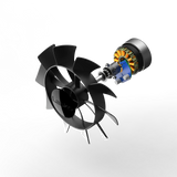 Wholesale-Lasko A12668 Whirlwind 7" Orbital Motion Table Top Fan with EcoQuiet Blade-Pedestal Fan-Electro Vision Inc