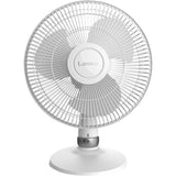 Wholesale-Lasko D12225 Table Fan 12 inch White-Fans-Electro Vision Inc