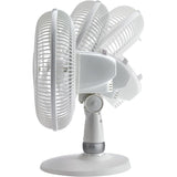 Wholesale-Lasko D12225 Table Fan 12 inch White-Fans-Electro Vision Inc