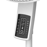 Wholesale-Lasko S16614 - 16" White Pedestal Fan w Remote - Brown Box-Fan-Electro Vision Inc