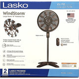 Wholesale-Lasko S18654 Stand Fan 18 inch with Remote Black-Fans-Electro Vision Inc