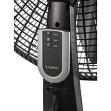 Wholesale-Lasko S20620 Pedestal Fan 20" with Remote, Black Metal Grill-Fans-Electro Vision Inc