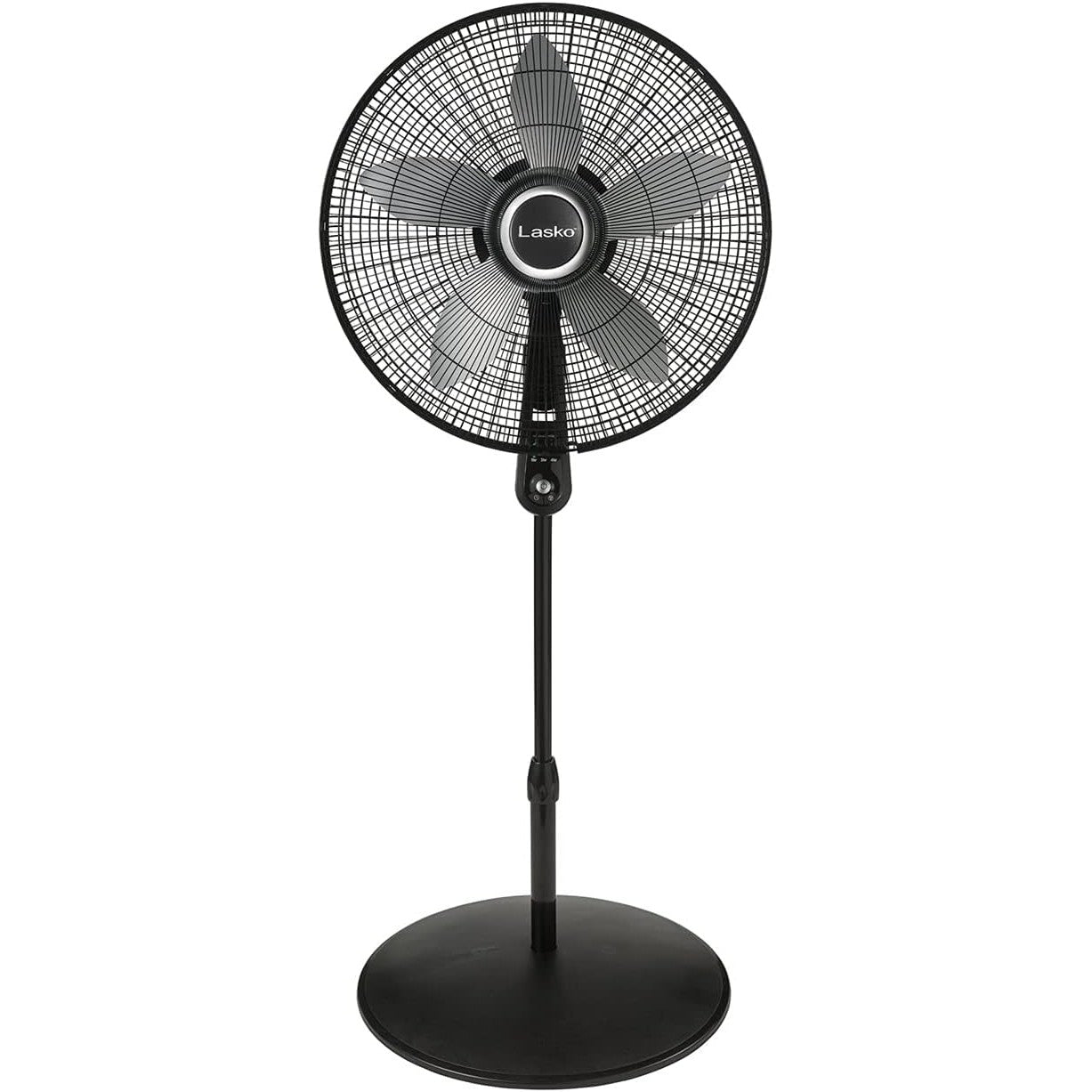 Wholesale-Lasko S20625 - 20" Pedestal Fan Black w/ Remote - Metal Grill-Pedestal Fan-Electro Vision Inc