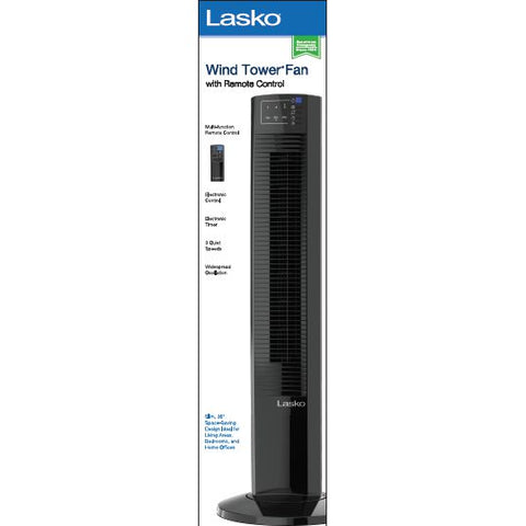 Wholesale-Lasko T36211 Tower Fan w/ Remote - 36"-Electro Vision Inc