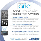 Wholesale-Lasko T40733 Aria Smart Tower Fan with WIFI 40" - Black-Fan-Electro Vision Inc