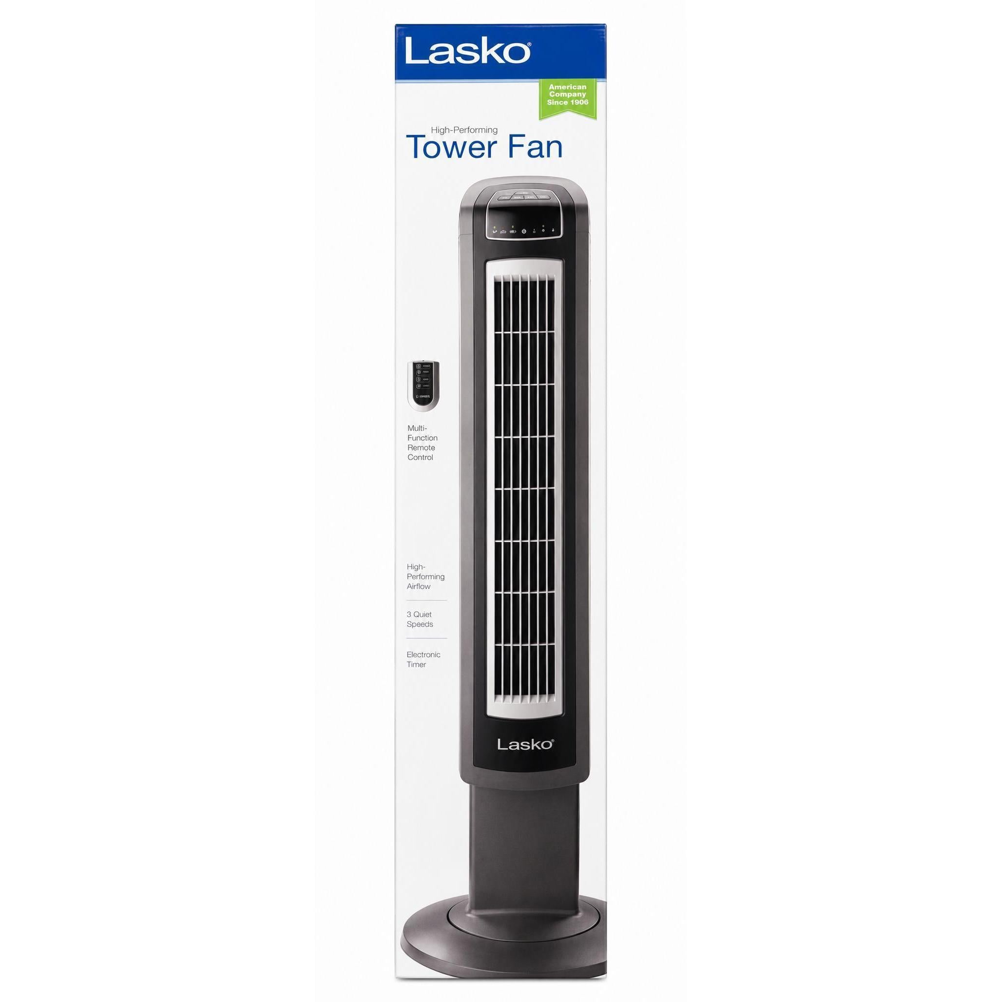 Wholesale-Lasko T42552C High-Reaching Tower Fan-tower fan-Electro Vision Inc