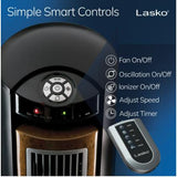 Wholesale-Lasko T42950 Wind Curve Tower Fan with Fresh Air Ionizer - 42"-tower fan-Electro Vision Inc
