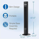 Wholesale-Lasko T48339 tower fan with remote - 48"-Electro Vision Inc