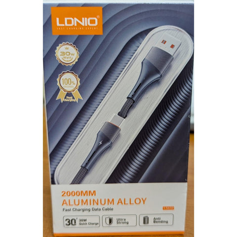 Wholesale-Ldnio LS632 Type-c Fast Charging Data Cable - 30w-Electro Vision Inc