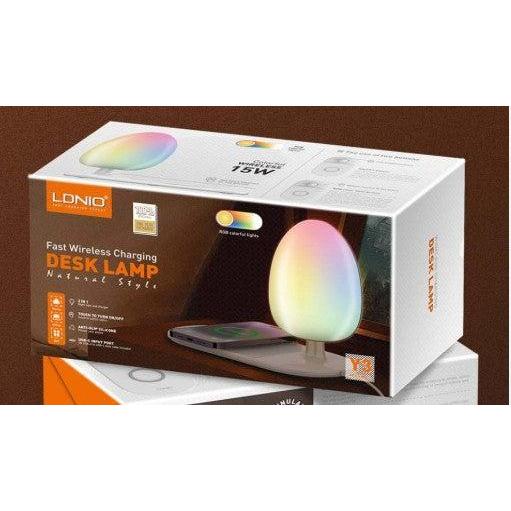 Wholesale-Ldnio Y3 Wireless Charge Station LED Light Desk-Charging Station-Electro Vision Inc