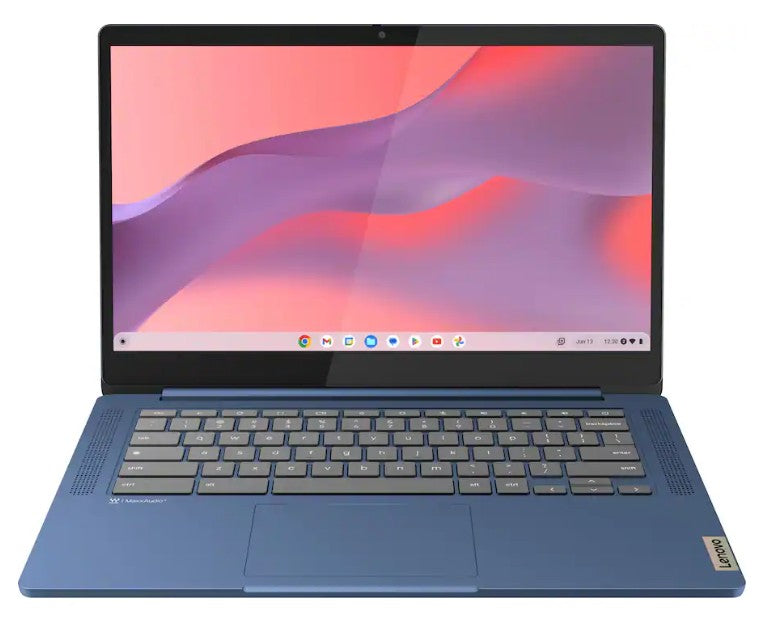 Wholesale-Lenovo 82XJOOOOUS IdeaPad Slim 3 Chromebook Laptop 14" Full HD Touchscreen, MediaTek Kompanio 520 - 4GB Memory, 64GB eMMC - Abyss Blue-Laptop-Electro Vision Inc