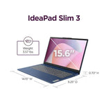 Wholesale-Lenovo 82XQ012HUS IdeaPad Slim 3 15.6" FHD Laptop, AMD Ryzen 5 40, 8GB, 512 - Abyss Blue-Laptop-Electro Vision Inc