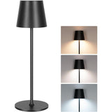 Wholesale-Life Home HPL1006BK Portable Rechargeable Desk Lamp 14 inch LED RGB & White Light-Desk Lamp-Electro Vision Inc