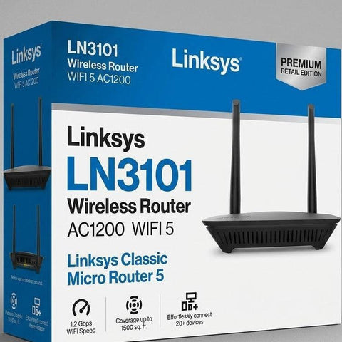 Wholesale-Linksys LN3101 Wireless Router WIFI 5 AC1200-Wireless Router-Electro Vision Inc