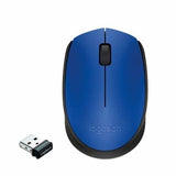 Wholesale-Logitech M170-Blue Mouse Wireless 2.4GHz 3 Buttons - Blue-Electro Vision Inc