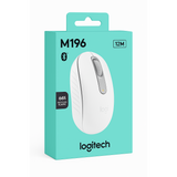 Wholesale-Logitech M196 Bluetooth Wireless Mouse White-Electro Vision Inc