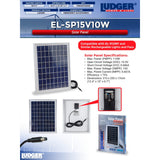 Wholesale-Ludger SP15V10W Solar Panel-Solar Panel-Electro Vision Inc