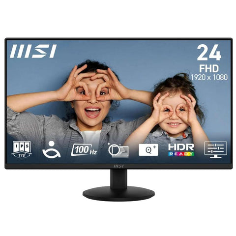Wholesale-MSI 9S63PD5CT Monitor 24" MP242 Flat, 100HZ - Black-Monitor-Electro Vision Inc
