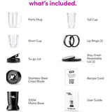 Wholesale-Magic Bullet 11 Piece Personal Blender - Black-Blender-Electro Vision Inc