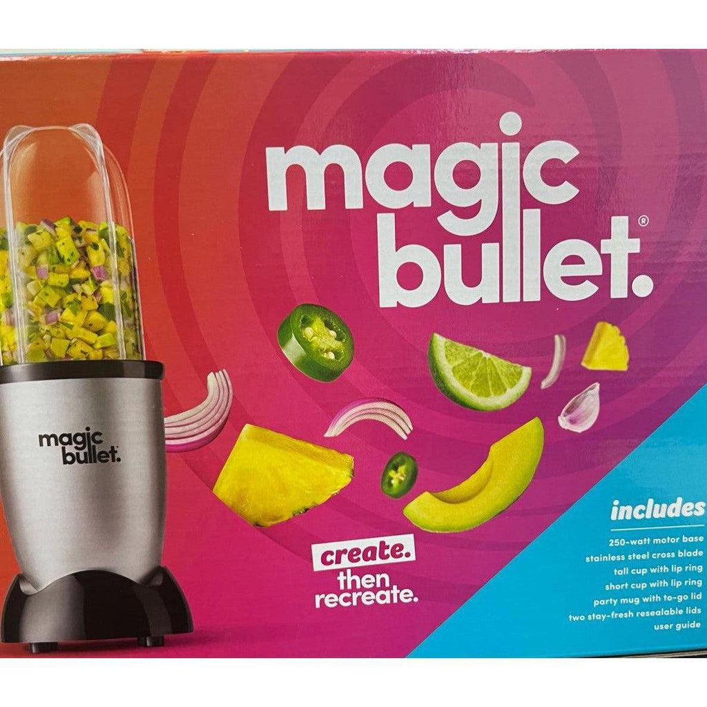 Magic Bullet 11 Piece Personal Blender MBR-1101 – Silver / Black ...