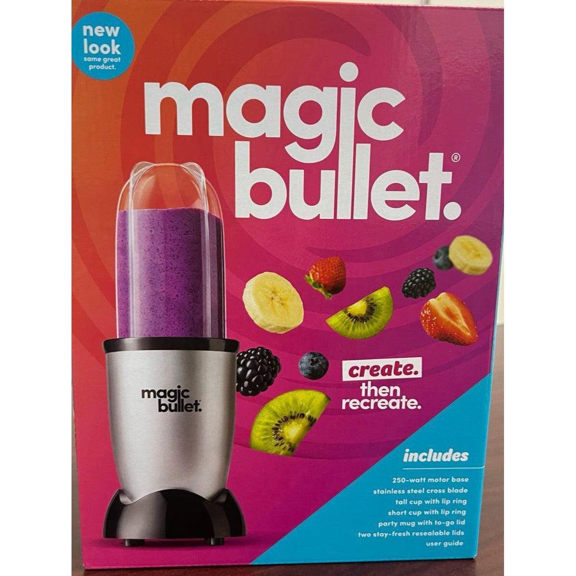 Wholesale-Magic Bullet 11 Piece Personal Blender MBR-1101 – Silver / Black-Blender-Electro Vision Inc