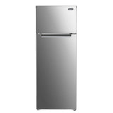 Wholesale-Magic Chef MCDR740STE Mini Fridge in Platinum Steel with Freezer 7.3 CF - 2-Door-Electro Vision Inc