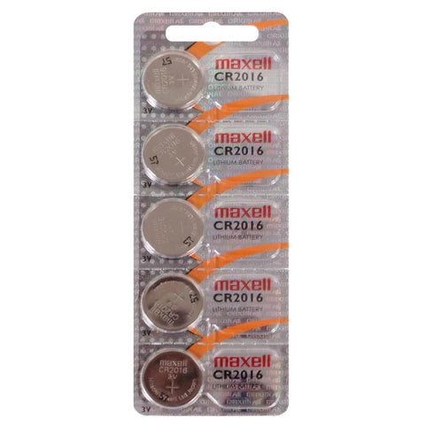 Wholesale-Maxell Battery CR2016 Pack of 5-Battery-Electro Vision Inc