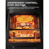 Wholesale-Midea MAD113MCAF-R/B Dual Basket Air Fryer Oven 11 Quart - CERTIFIED REFURBISHED-Air Fryer-Electro Vision Inc