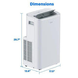 Wholesale-Midea MAP08S1JWT 8000 BTU Portable AC-Portable AC-Electro Vision Inc