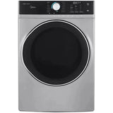 Wholesale-Midea MLG52S7AGS 8.0 CF Front Load Gas Dryer Graphite Steel-Dryer-Electro Vision Inc