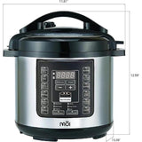 Wholesale-Möi MPCE52SS Electric Pressure Cooker 5.2 Quart-Pressure Cooker-Electro Vision Inc