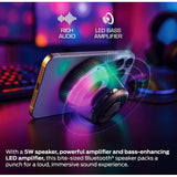 Wholesale-Monster MBS11001BLK Mag Flux Magnetic Bluetooth Speaker with Multi-Color Changing Base 7 inch - Black-Bluetooth Speaker-Electro Vision Inc