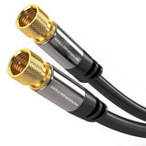 Wholesale-Monster MHV11038BLK Premium Coaxial RG-6 Cable 100ft-Network Cable-Electro Vision Inc