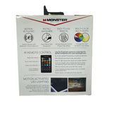 Wholesale-Monster MLB71081RGB 6.5 Ft Multi-Color/ Multi-White LED Light Strip with Remote Control-Electro Vision Inc