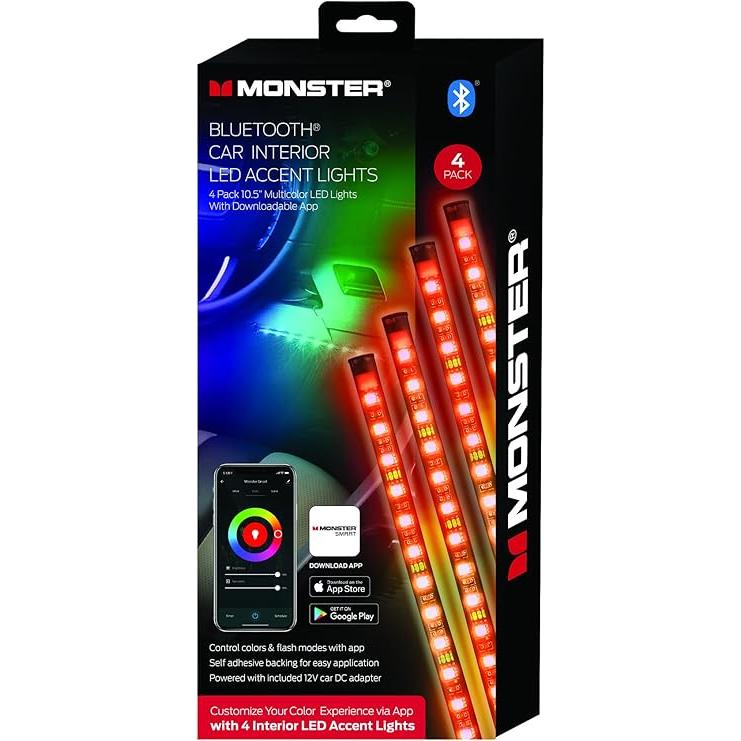 Wholesale-Monster MLB71088-RGB LED Car Interior Lights-LED Light-Electro Vision Inc
