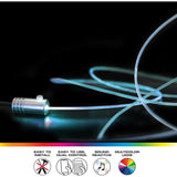 Wholesale-Monster MLB72016RGB Bluetooth Sound Reactive RGB Fiber Optic Car Interior Lighting Kit-Lighting-Electro Vision Inc