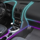 Wholesale-Monster MLB72016RGB Bluetooth Sound Reactive RGB Fiber Optic Car Interior Lighting Kit-Lighting-Electro Vision Inc