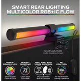 Wholesale-Monster MLB72027RGB 2-in-1 Smart Sound Reactive Monitor Desk LED Light Sound Reactive-Light Bar-Electro Vision Inc