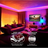 Wholesale-Monster MLW71004ICM Smart Lighting 10FT Smart RGBIC Flow LED Light Strip-Light Strip-Electro Vision Inc
