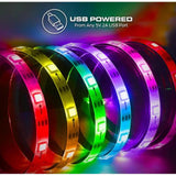 Wholesale-Monster MLW71010ICM Smart Lighting Sound Reactive Flow Multi-Color LED 10ft Light Strip-Light Strip-Electro Vision Inc
