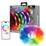 Wholesale-Monster MLW71010ICM Smart Lighting Sound Reactive Flow Multi-Color LED 10ft Light Strip-Light Strip-Electro Vision Inc