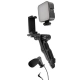 Wholesale-Monster MSV71002MWT Multi-White LED Recording Mount: 3-In-1 Handheld/Tripod With Mic-Electro Vision Inc